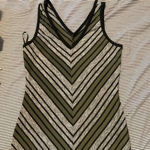 Mossimo soft & stretch striped body con midi dress